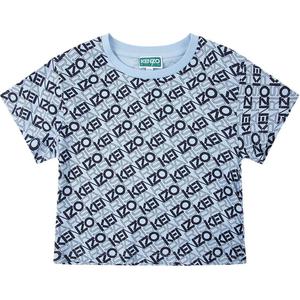 KENZO Футболка SS25 Pink Blue Kids'