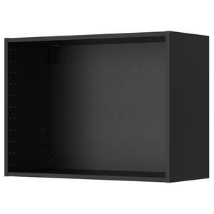 Настенный шкаф V, черно-серый, 80x37x60 см. IKEA Metod