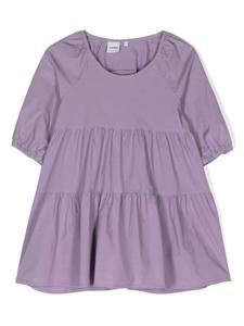 Aspesi ярусное платье, фиолетовый