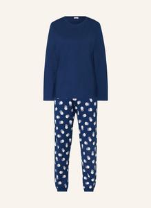 Пижамная серия с нацарапанными точками Mey, синий