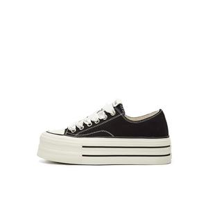 Кеды, скейтборд обувь женская низкая Daphne, черный