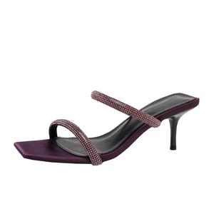 CAOT Женские тапочки-слайды, устойчивые к истиранию и запаху, фиолетовые