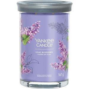 Ароматическая свеча Signature Lilac Blossoms Large Tumbler Soy Wax Blend Double Wick Long Burning - Идеальный подарок для женщин Yankee Candle
