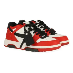 Мужские кроссовки Off White красно-черного цвета Off-White