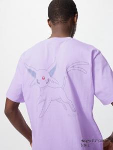 Футболка с графическим принтом Pokémon ut Uniqlo, фиолетовый