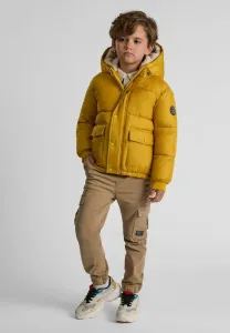 Зимняя куртка на подкладке с капюшоном Minoti, Mustard Yellow