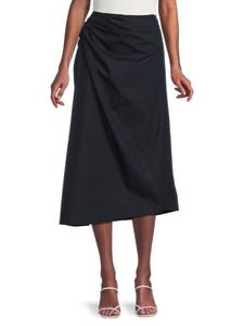 Юбка-миди Tessa А-силуэта из хлопка A.L.C., цвет Deep Navy