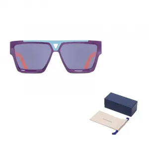 LOUIS VUITTON Солнцезащитные очки с пластиковой оправой неправильной формы унисекс, Purple