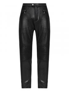 DSQUARED2 зауженные вощеные брюки, черный