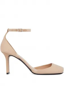Туфли с открытым носком и ремешком на щиколотке Courrèges, нейтральный