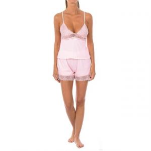 Женская пижама с v-образным вырезом 1203 Kisses And Love, розовый