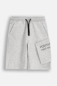 Хлопковые детские шорты Coccodrillo, серый