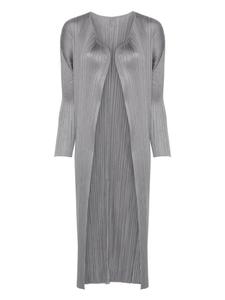 Пальто плиссированное Pleats Please Issey Miyake, серый