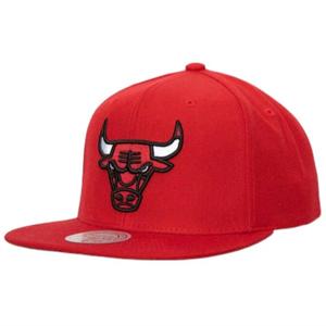 Мужская бейсболка Nba Chicago Bulls Team Ground 2.0 Snapback красного цвета Mitchell & Ness