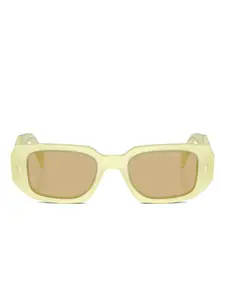 Солнцезащитные очки с геометрической оправой Symbole Prada, желтый