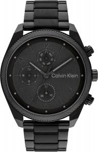Мужские многофункциональные часы Calvin Klein: уверенная элегантность, Black
