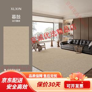 Xinglianxin Ковер 400х400 см из велюра, для гостиной/спальни, итальянский минимализм, водонепроницаемый, моющийся, светлый люкс