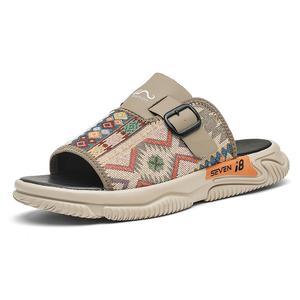 Тапочки-слайды мужские, устойчивые к истиранию Shiozawa, Black