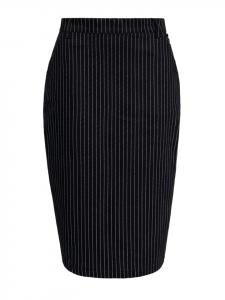 Юбка длиной до колена Queen, черный