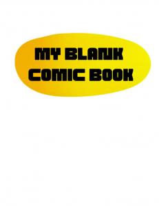 My Blank Comic Book