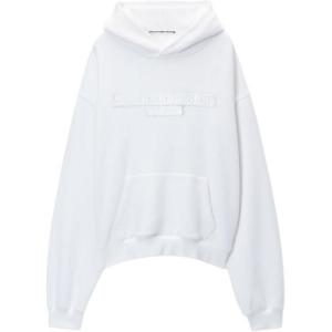 Футболка с потертым логотипом Alexander Wang, белая