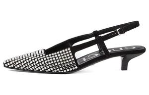 Шлепанцы женские Gucci Crystal-embellished, черный