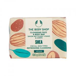 Очищающее мыло для лица и тела с маслом ши The Body Shop, 100 гр