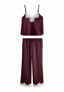 Пижамный комплект Next REGULAR FIT SET, Burgundy Red/Red