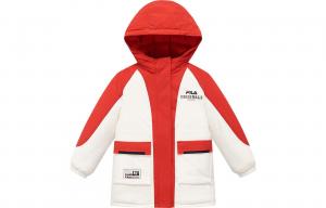 GS Пуховики/Жилеты Fila Kids, цвет Cloud White