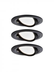 Встраиваемый светодиодный светильник Nova, базовый комплект, поворотный Paulmann