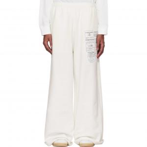 MM6 Maison Margiela Трикотажные спортивные штаны Ecru