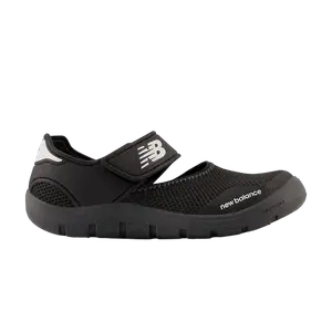 Кроссовки 208v2 Hook & Loop Sandal Big Kid Wide 'Black White', черный