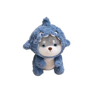 Милые плюшевые куклы в костюме акулы-собаки высота 37см/47см HEDIE