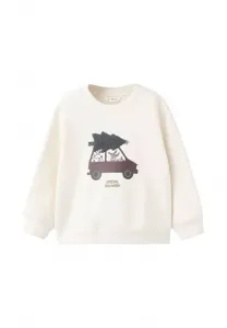 Детская толстовка Mango Kids, Ecru