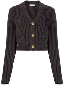 Nina Ricci кардиган с V-образным вырезом, серый