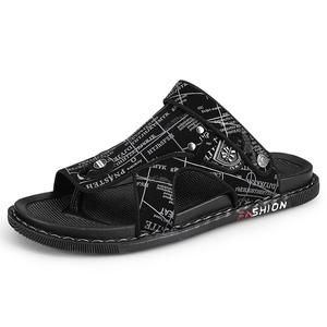 Shiozawa Серые мужские шлепанцы с резиновой подошвой, устойчивой к истиранию швов, цвет Gray