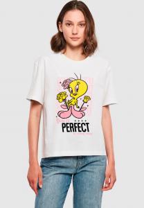 Футболка с принтом TWEETY PERFECT Merchcode, белый