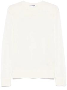 JIL SANDER+ свитер из шерсти мериноса, белый