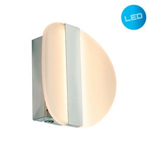 Näve Настенный светодиодный светильник, хромированная отделка, степень защиты IP20