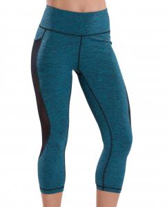 Леггинсы Prime Mesh Roam Capri In Jade Tlf Apparel, Jade