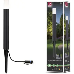 Светильник-столб LED Flarea, светодиодный модуль 1 шт., теплый белый, светодиодный модуль Paulmann, черный