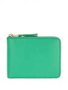 Кошелек с круговой молнией Comme Des Garcons, зеленый