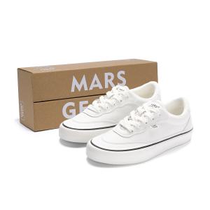 Низкие кожаные кроссовки Slip Resistant Abrasion Resistant с верхом из ткани, unisex MARS*GEOME, белый