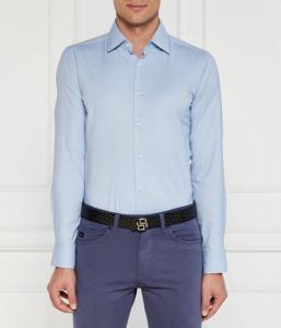 Рубашка мужская Boss приталенная, синий