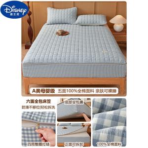 Disney Простыня на резинке 120х200 см, высота борта 20 см, стеганая ткань, цвет Lan Xiaoge