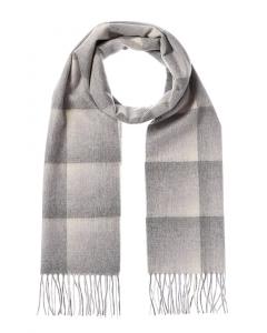 Amicale Cashmere Ombre Сетка Кашемировый шарф, серый