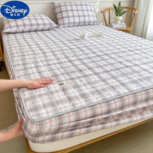 Disney Простыня на резинке 180х200 см, стеганая, с наполнителем из хлопка Синьцзян, антиклещевая, цвет Yanyu Grey