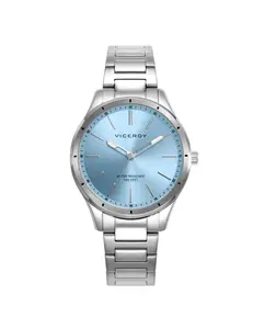 Часы Grand Women's Watch, стальной корпус и браслет Viceroy, синий