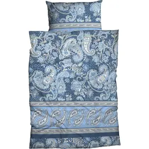 Постельное белье CASATEX «Sentta», гармоничный узор пейсли, цвет blau
