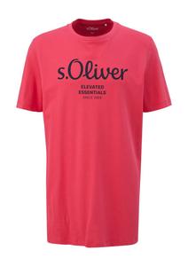 Классическая футболка s.Oliver Red Label Big & Tall Shirt, цвет bright red